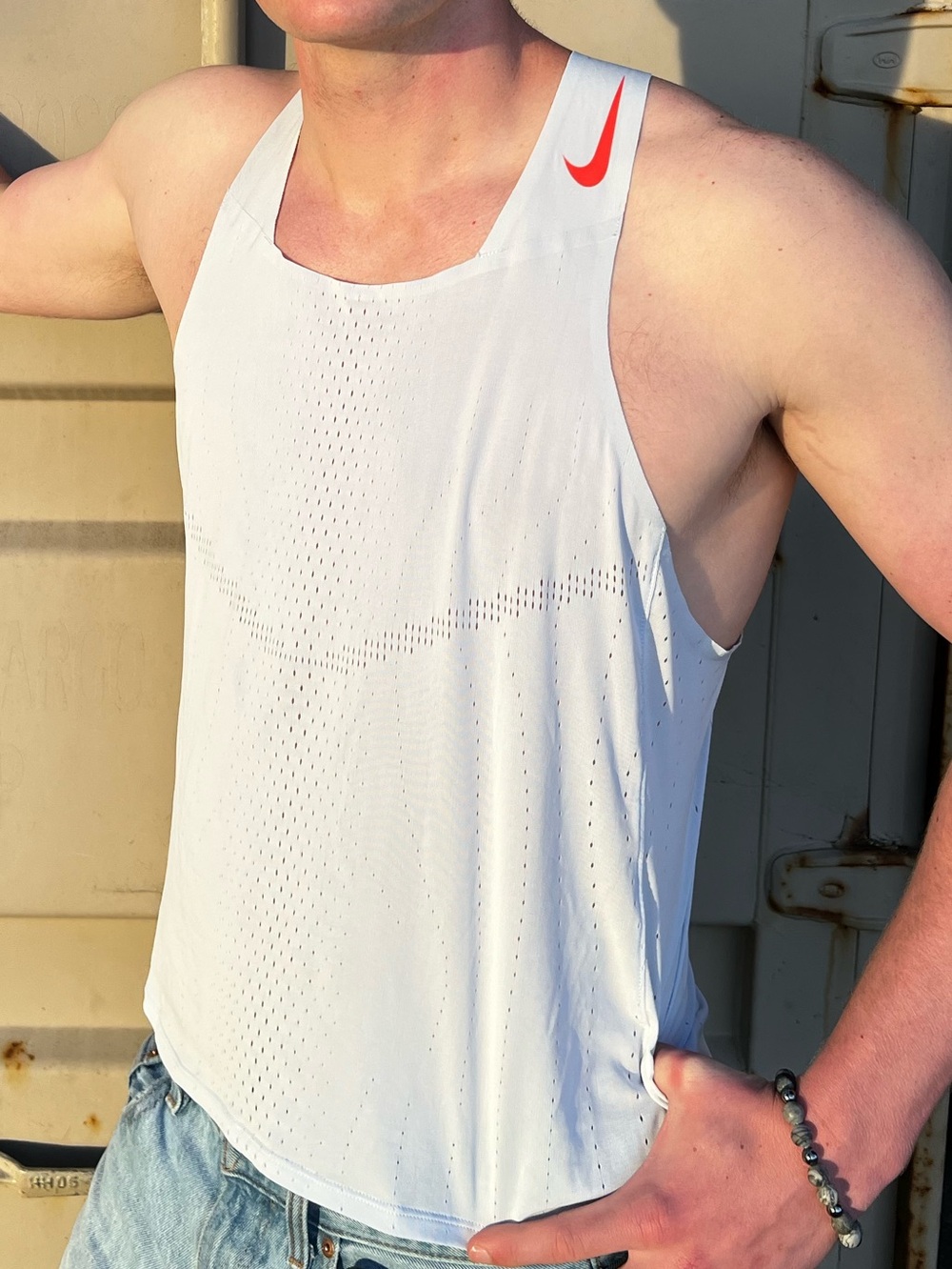 Nike AeroSwift RACING Men Dri-FIT ADV Running Singlet SHIRT